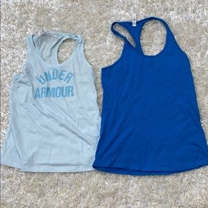 Bundle Under Armour Tanks (2) S blues
